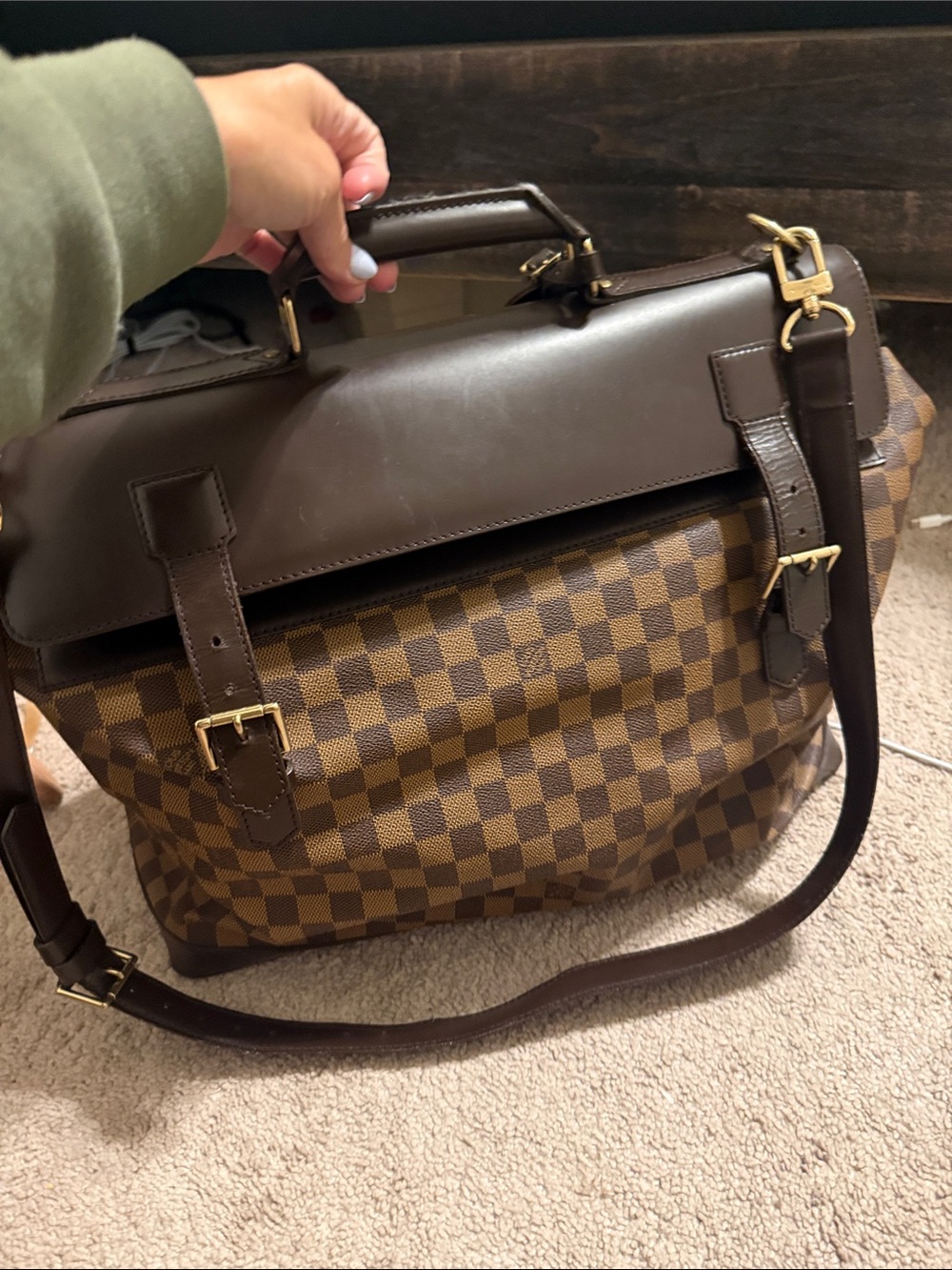 LOUIS VUITTON N41120
Damier West End GM Hand Bag Shoulder Bag Ebene Brown